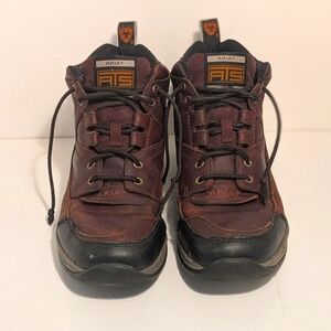 Ariat Women's Brown Leather Shoes Workboots